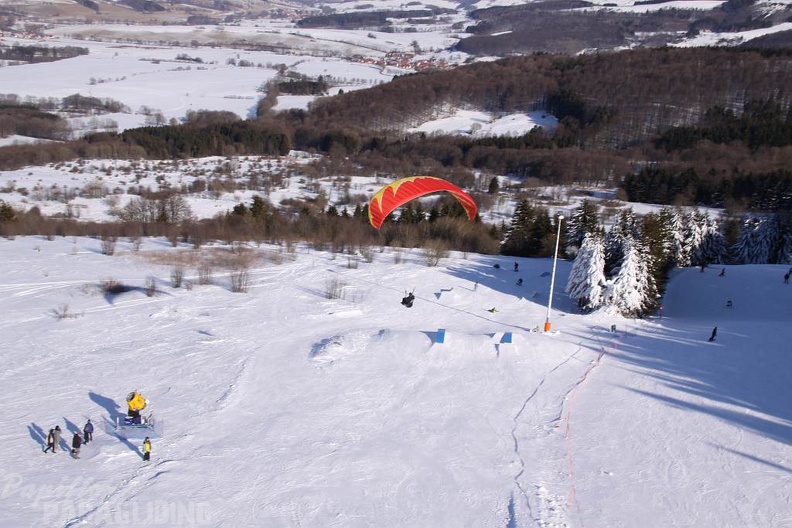 2012 Winterfliegen Paragliding Wasserkuppe 019