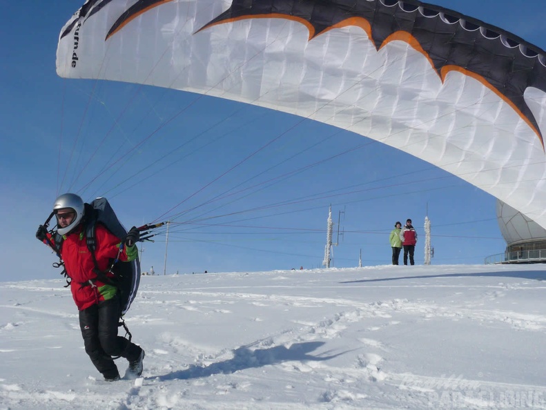 2010 Winter Inversion Wasserkuppe Gleitschirm 005