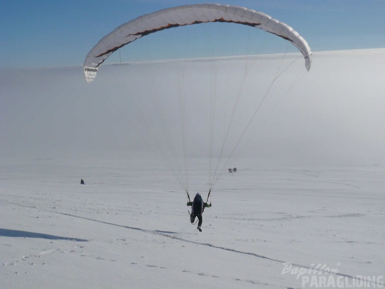 2010 Winter Inversion Wasserkuppe Gleitschirm 008