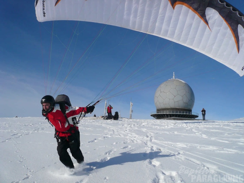 2010 Winter Inversion Wasserkuppe Gleitschirm 019