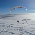 2010 Winter Inversion Wasserkuppe Gleitschirm 025