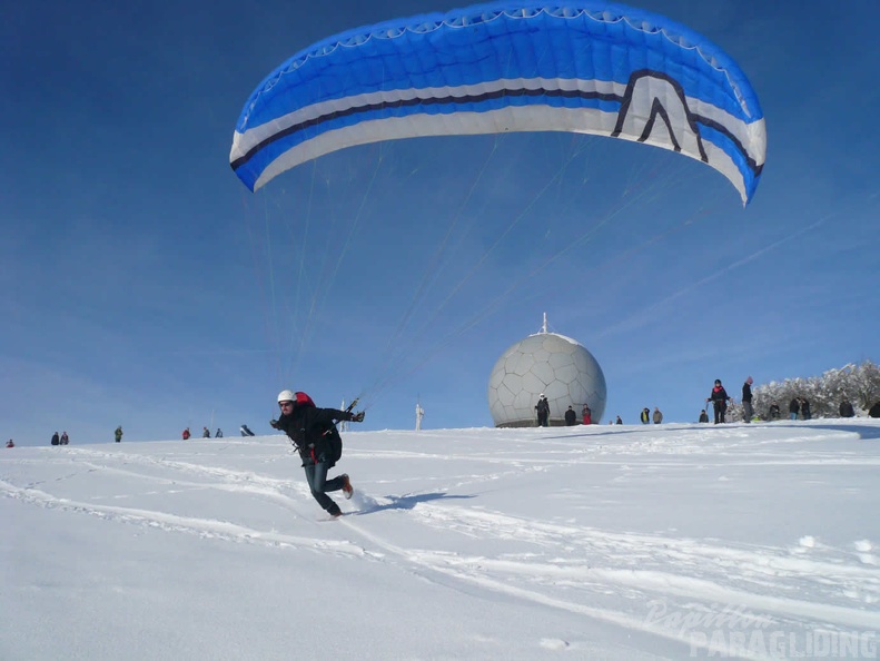 2010 Winter Inversion Wasserkuppe Gleitschirm 031