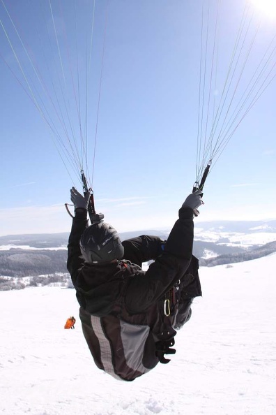2013 03 02 Winter Paragliding Wasserkuppe 054