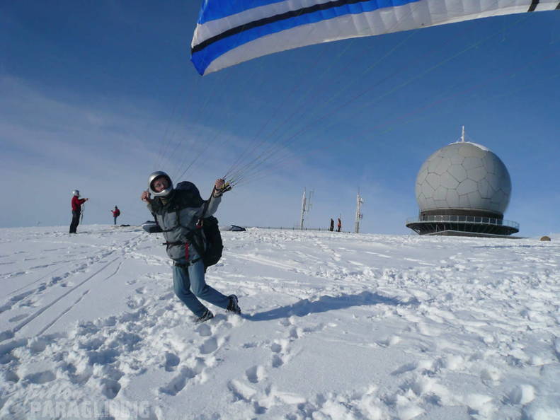 2010 Winter Inversion Wasserkuppe Gleitschirm 001