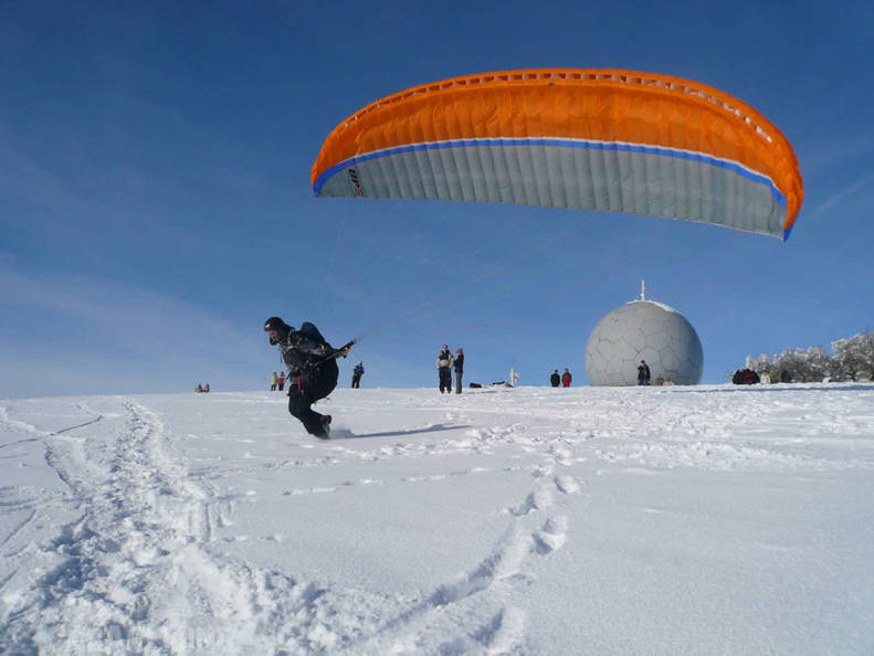 2010 Winter Inversion Wasserkuppe Gleitschirm 010