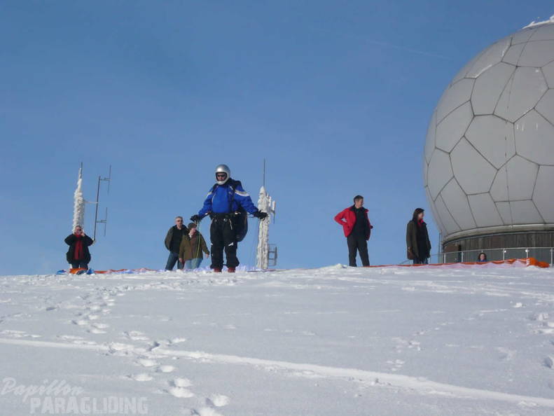 2010 Winter Inversion Wasserkuppe Gleitschirm 014