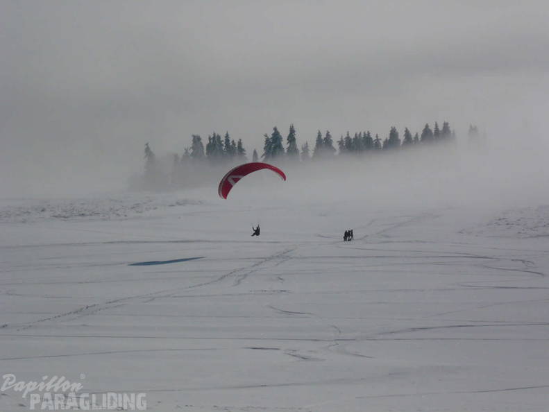 2010 Winter Inversion Wasserkuppe Gleitschirm 018
