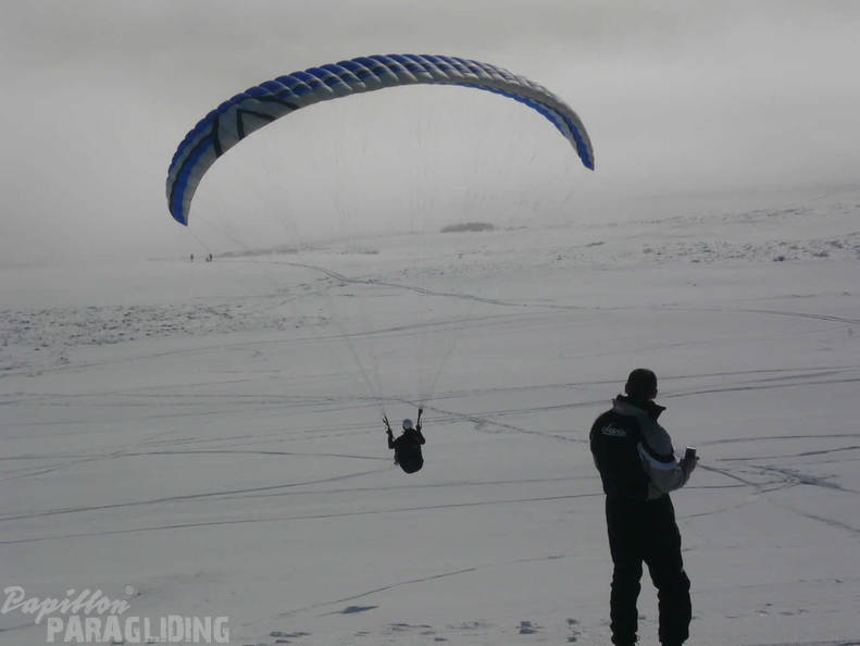2010 Winter Inversion Wasserkuppe Gleitschirm 021