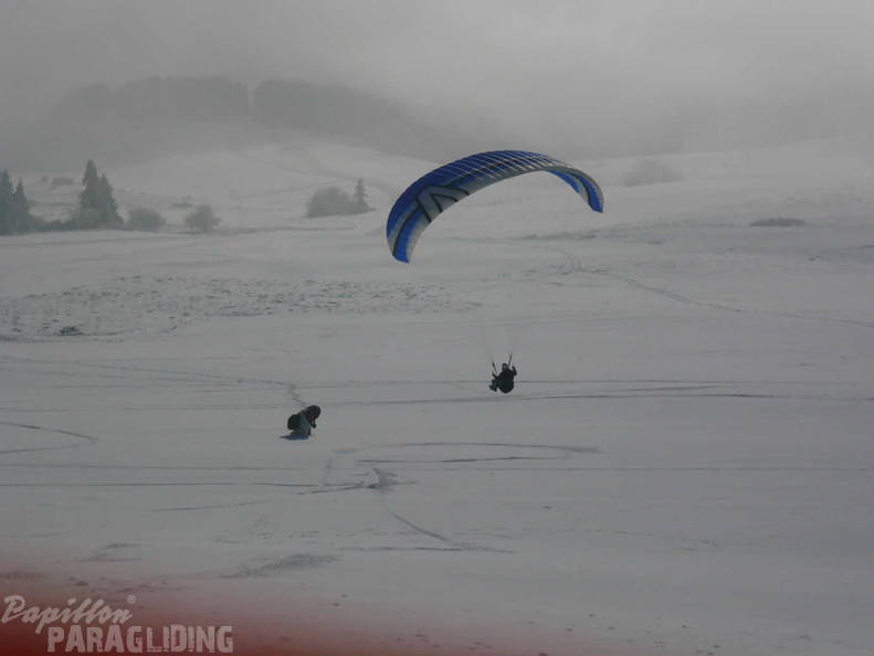 2010 Winter Inversion Wasserkuppe Gleitschirm 030