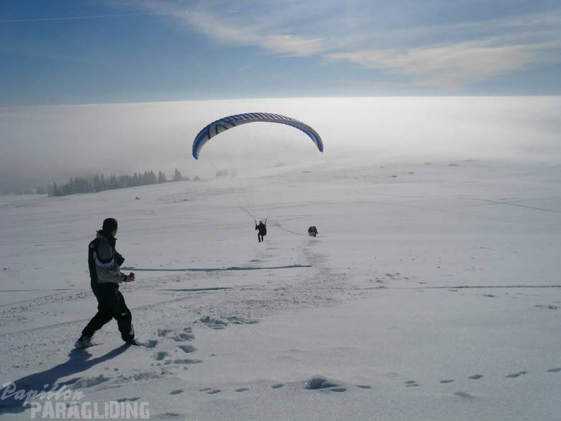 2010 Winter Inversion Wasserkuppe Gleitschirm 032